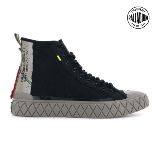 Dámské Tenisky Palladium Palla Ace Supply Mid High Tops Černé | CZ ZFS-87U